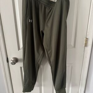 Under Armour Dark Olive Fleece Pants